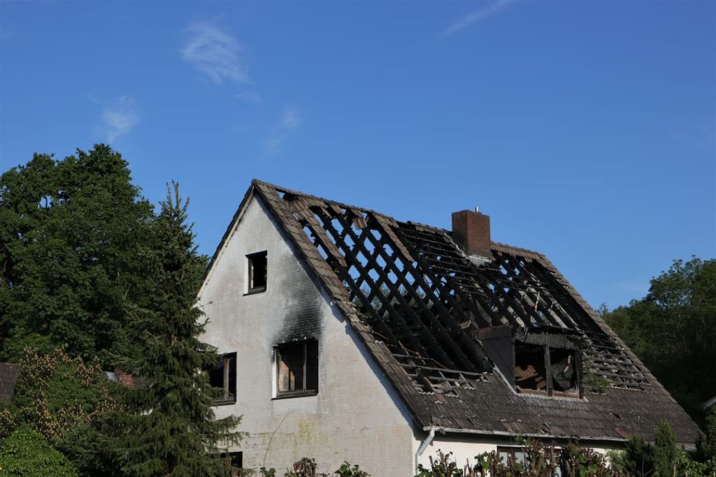 fire damage to home